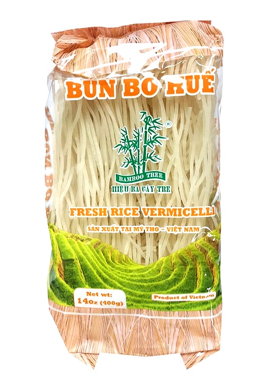 Vermicelli di riso vietnamiti Bùn Bò Hué - Bamboo Tree 400g.